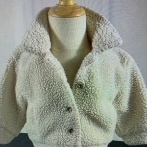 Cozy White Sherpa Fabric
